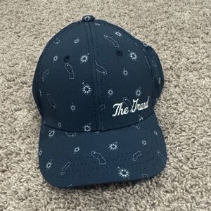 Navy Blue Patterned Golf Cap